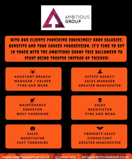 Ambitious Group (@_ambitiousgroup) on Twitter photo To start earning treats in a thrilling new role, contacts us in confidence on 0330 058 1020 or email info@ambitiousgroup.co.uk #Halloween To start earning treats in a thrilling new role, contacts us in confidence on 0330 058 1020 or email info@ambitiousgroup.co.uk #Halloween