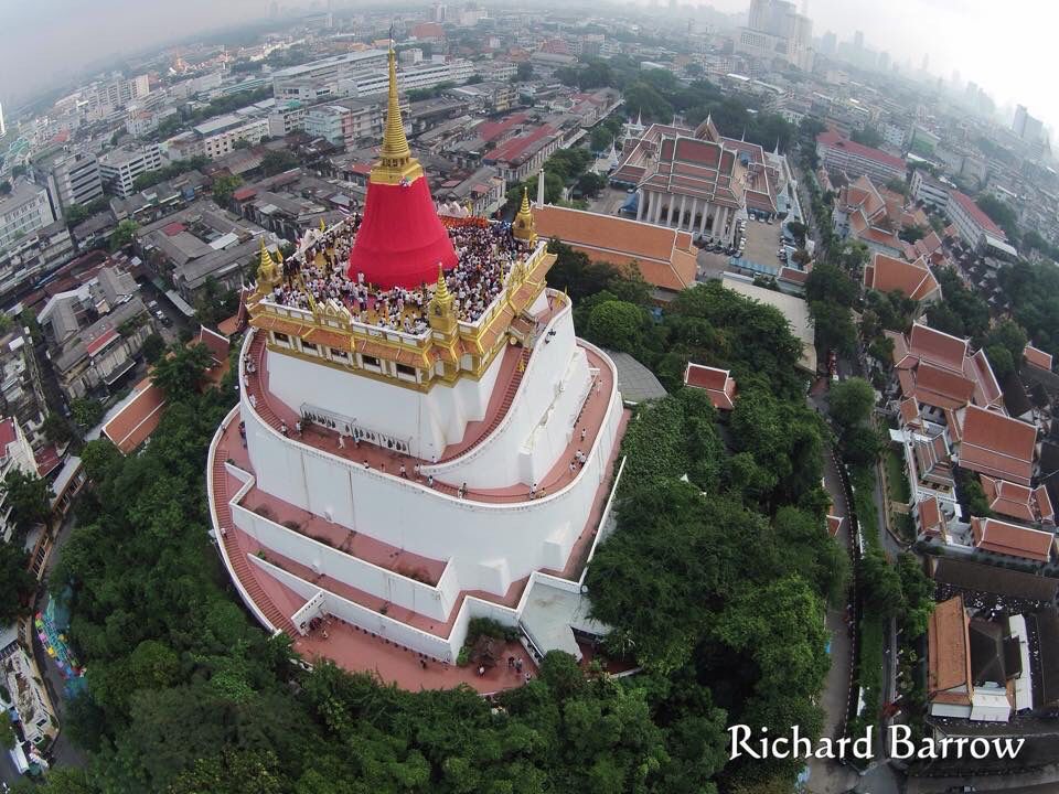 Drone photos of the Golden Mount in #Bangkok #Thailand