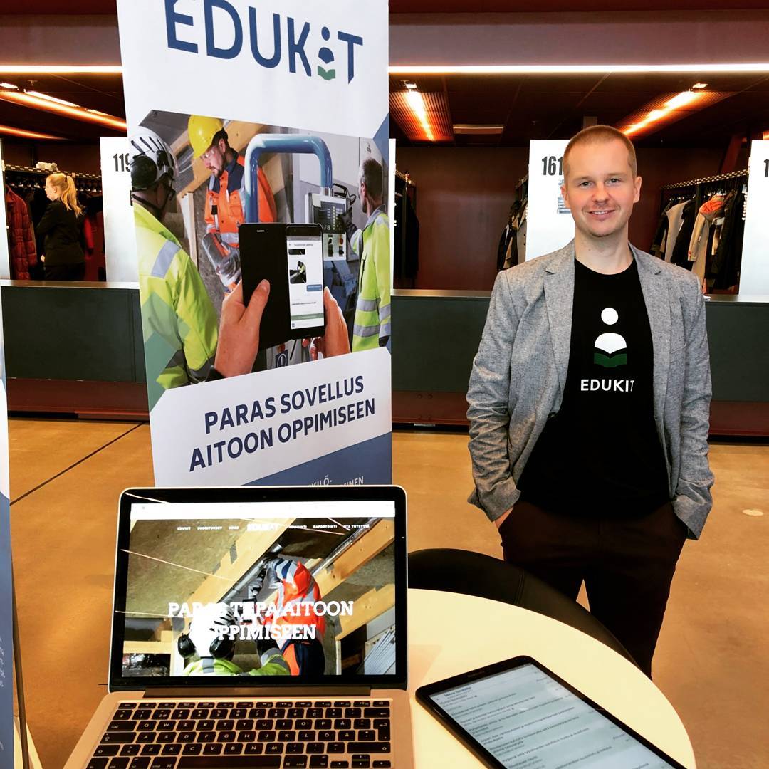 EdukitApp's tweet photo. Seminaaripäivä 1 - Edukit edustaa👌#kuiei17 #amisreformi https://t.co/UbT5ku6D5P