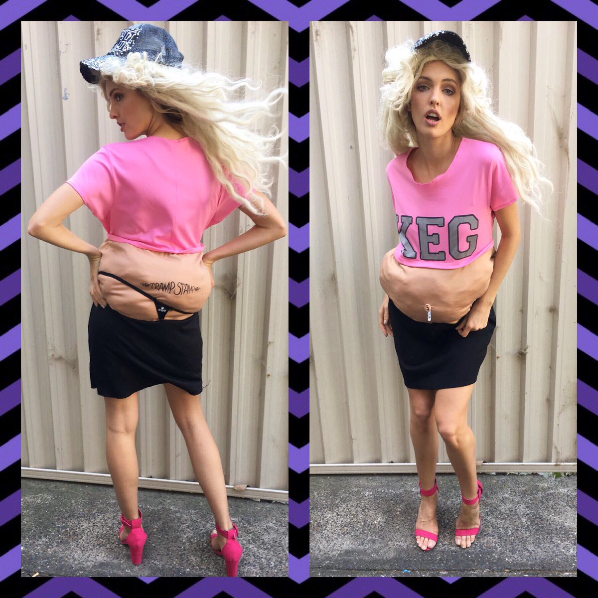 viva_la_flow's tweet photo. Miss Sexy White Trash💅🏼🍺
...she's on fire and tightening trousers all over the trailer park! 🍆🔥 #SevenDaysOfSexy #trampstamp #HAPPYHALLOWEEN https://t.co/J58SnvhLsl