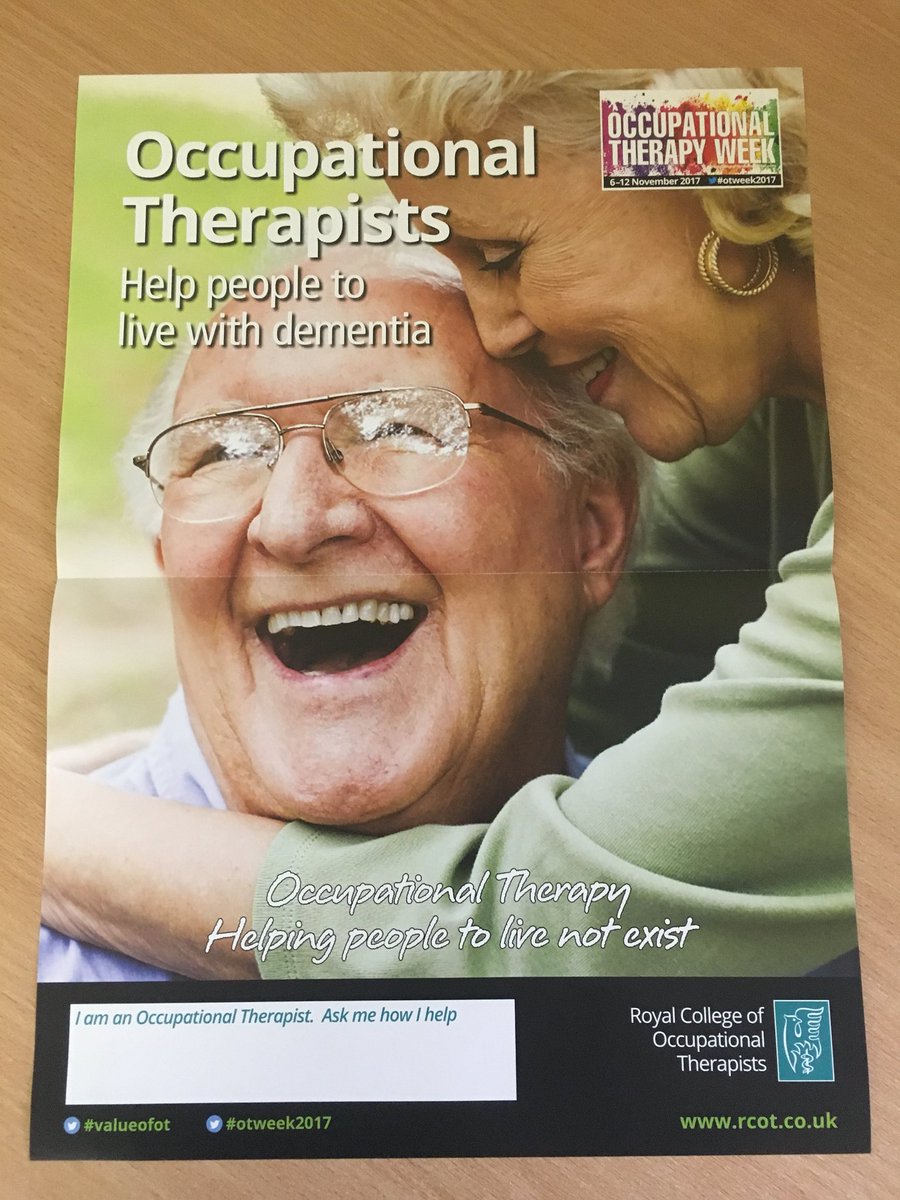 christineahp's tweet photo. Loving my new poster - all ready for #otweek2017 #valueofot #AHPConnectingPeople https://t.co/vKS0lKZZgX