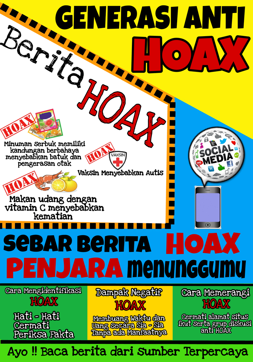 40 Koleski Terbaik Lomba Poster  Anti Hoax  Smart Mommy