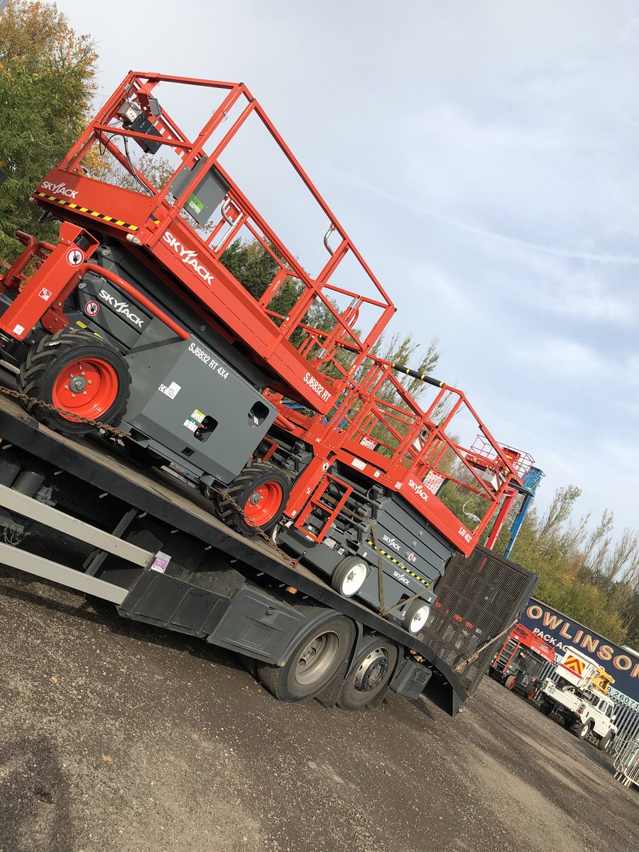 BellaAccessLtd's tweet image. 3 x new machines turning up today, to add to our ever growing expanding fleet. Ready for hire when you are..
