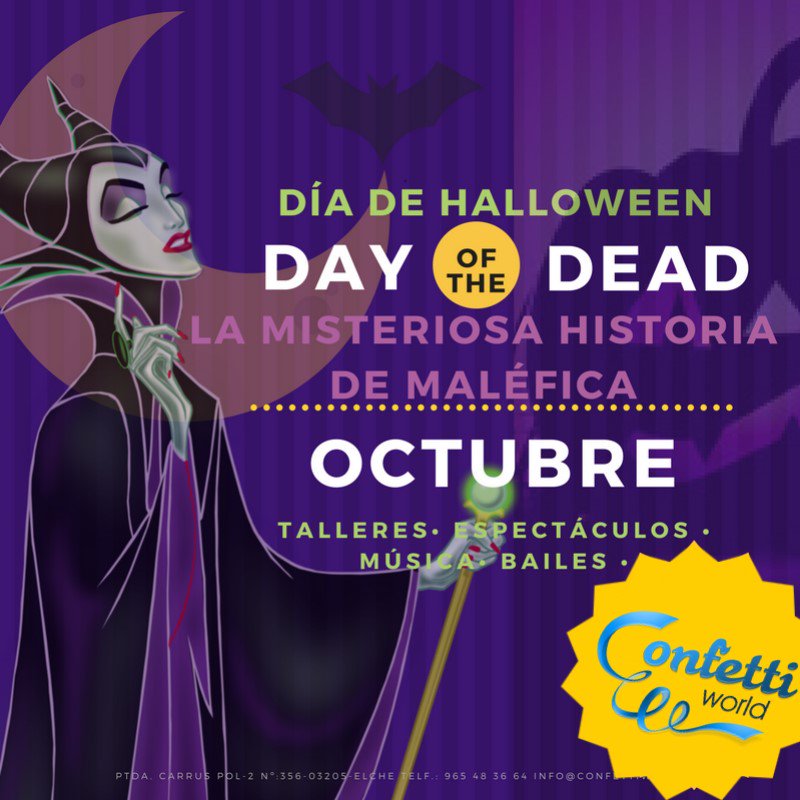 confettiworld1's tweet photo. OS RECORDAMOS QUE HOY A LAS 18:00 ESTAREMOS EN EL AYUNTAMIENTO DE ELCHE!!! Os esperamos!!!🎃👻 https://t.co/3SuclEQ8U0
