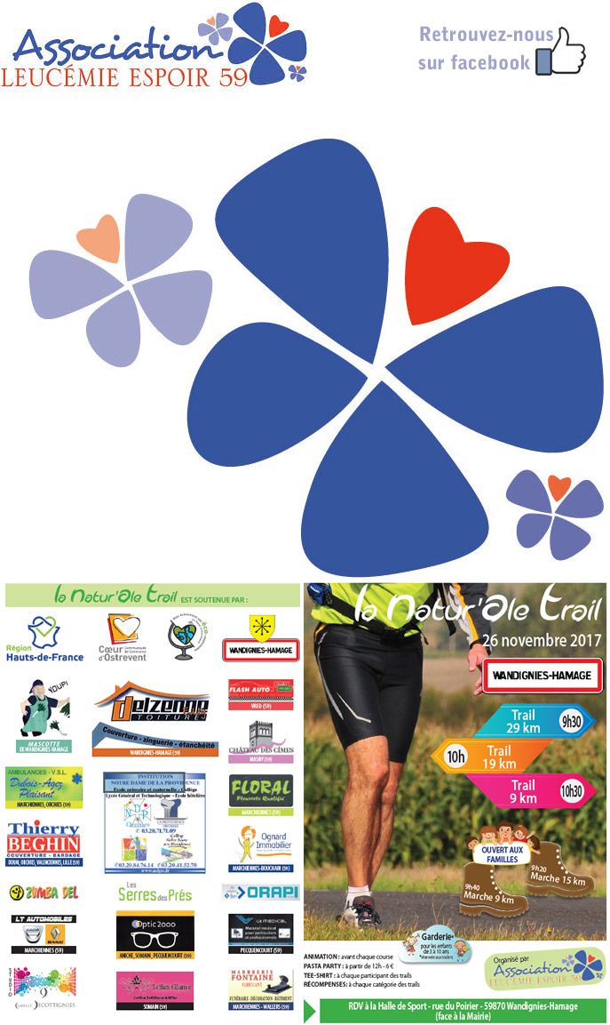 resathlon's tweet photo. Le 26 Novembre, venez courir pour la bonne cause lors de La Natur'Ale Trail 2017 ! 🏃‍♂️💪
Le programme 👉 https://t.co/nXyFf0jwj9 https://t.co/wklBUzSkNa