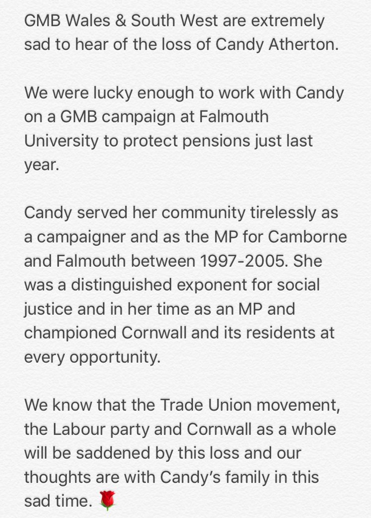 GMBWSW's tweet image. Our thoughts are with @candyatherton's family in this sad time🌹#RIP