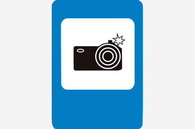 В ПДД Казахстана появится знак, предупреждающий о камерах. Вот так он будет выглядеть.