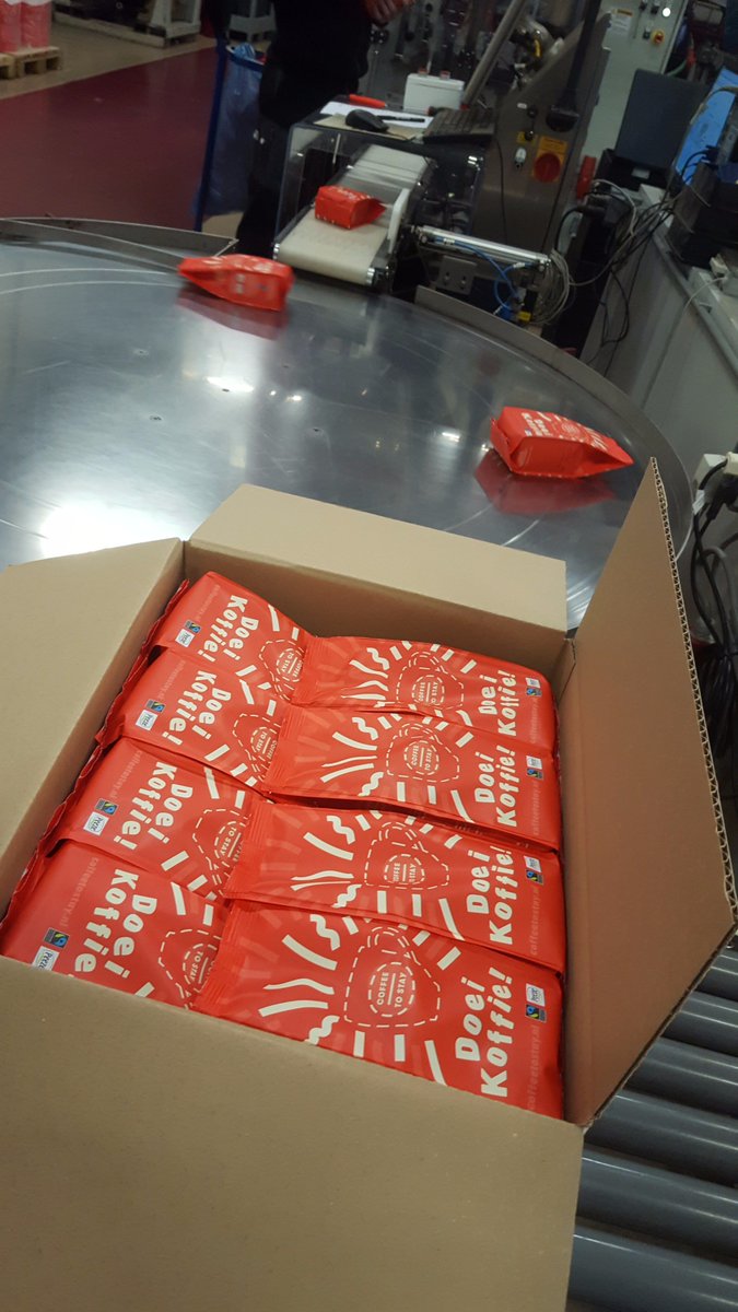#Coffeetostay gaat morgen van start en als partner van <a href="/FairtradeNL/">Fairtrade Nederland (Max Havelaar)</a> zitten we vol in het productieproces #doeikoffie bit.ly/2zUxRk7
