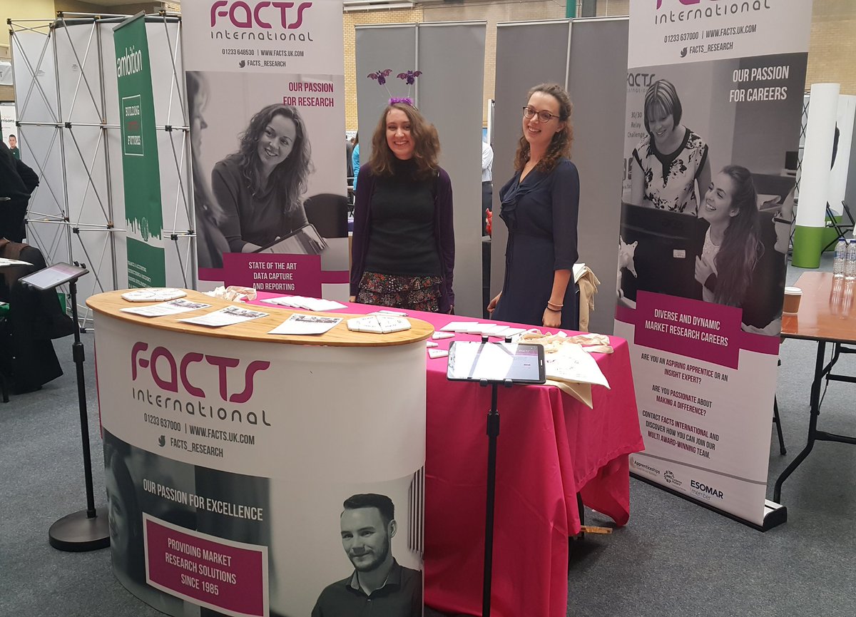 JaniniBeany's tweet photo. And we're off! @Facts_research at @UniKentEmploy searching for next year's grads! #EmpFest17 https://t.co/hRB9WDQOnX