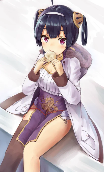 厚塗りに挑戦してみた。アズレンの寧海ちゃん! #アズールレーン  #アズレン 