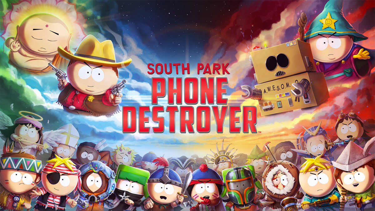 UbisoftMobile's tweet photo. It's official! @SouthParkPhone Destroyer drops on November 9th for #iOS and #Android devices! https://t.co/lEvf4yGh5e https://t.co/ohG92QWBc2