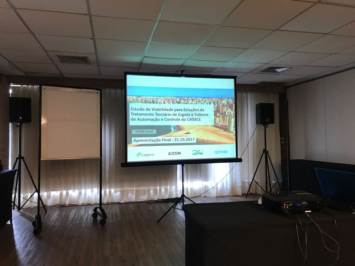 optimalebr's tweet image. Optimale is very happy to conclude this SCADA tech project for @CageceOficial with our partners @AECOM #Infinitytech  funded by @USTDA