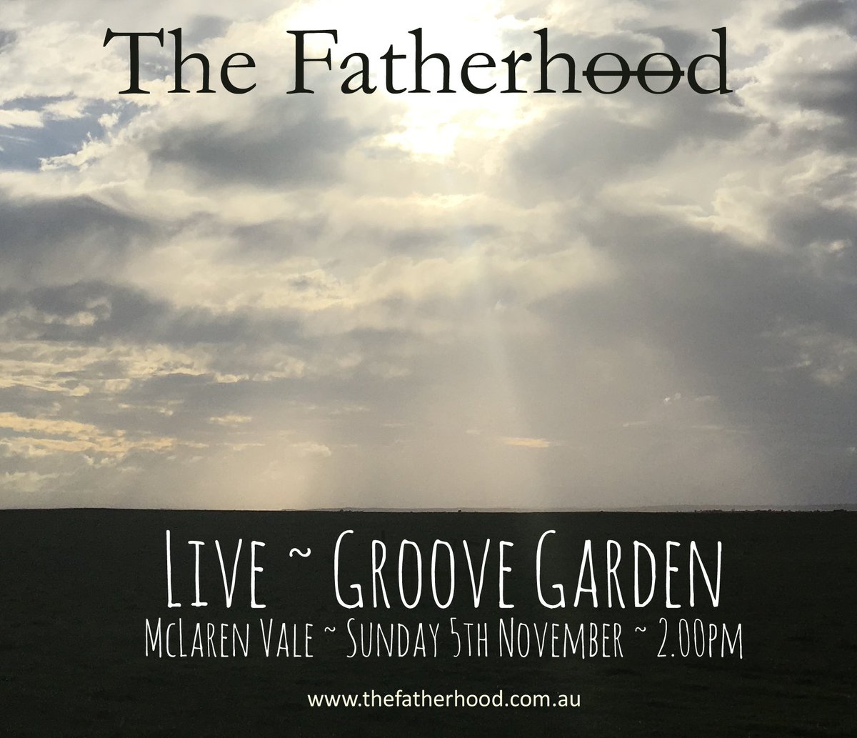 FatherhoodBand's tweet photo. Original #Livemusic from #southaustralia this Sunday at #Mclarenvale check out https://t.co/5iMVIygJdO See you there xx https://t.co/jaT8QB93aG