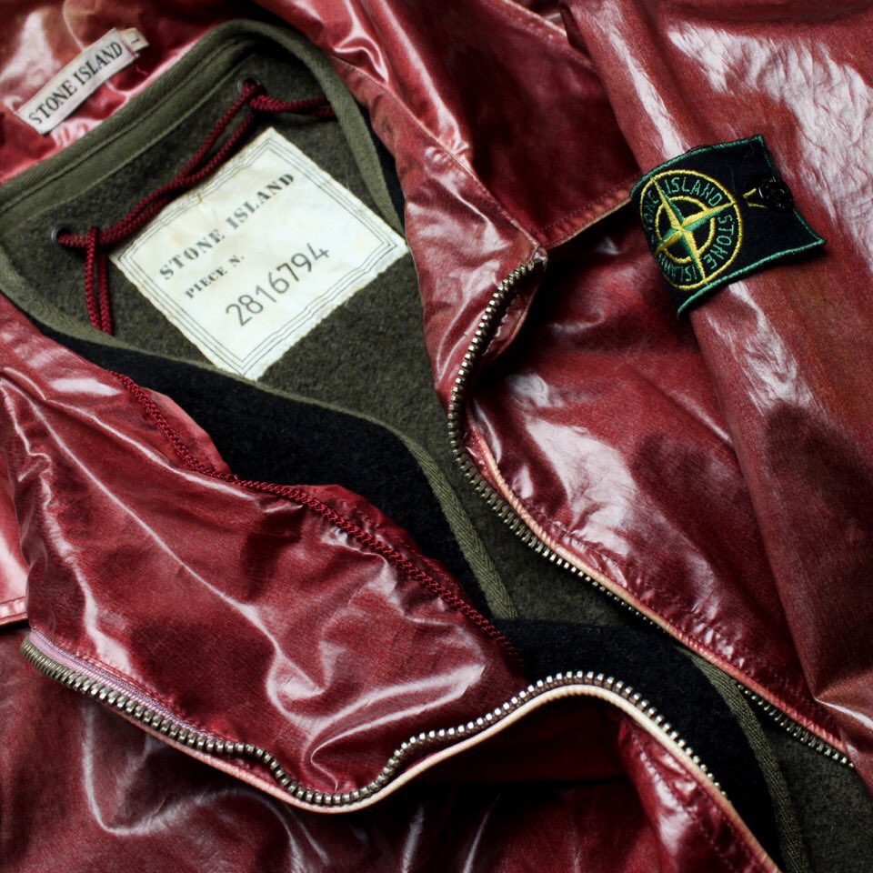 stone island silk jacket