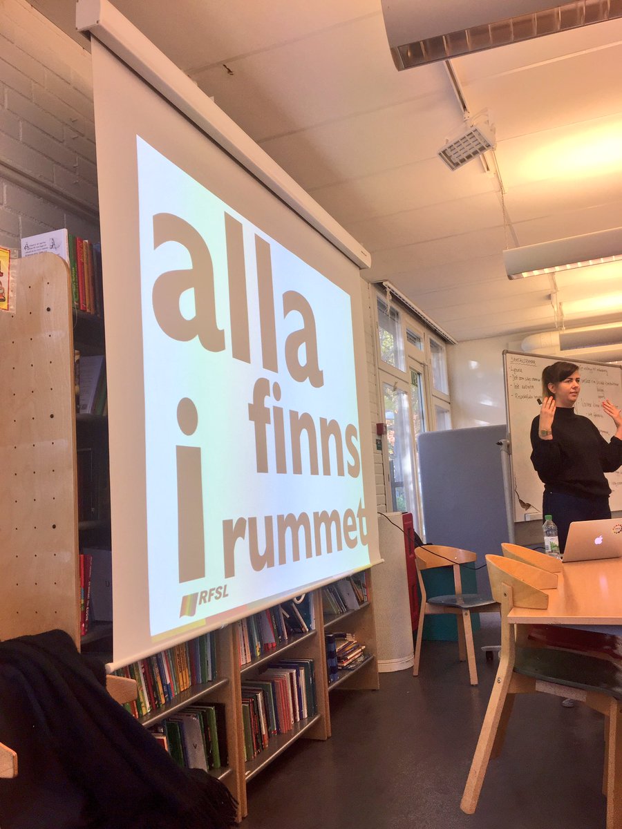 Alla finns i rummet - klok tanke. Respektera alla, de som hörs &amp; de som talar i det tysta. #solskol