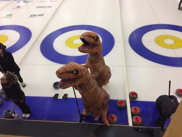Halloween has invaded the Friday Night Mixed League here at the Charleswood Curling Club!