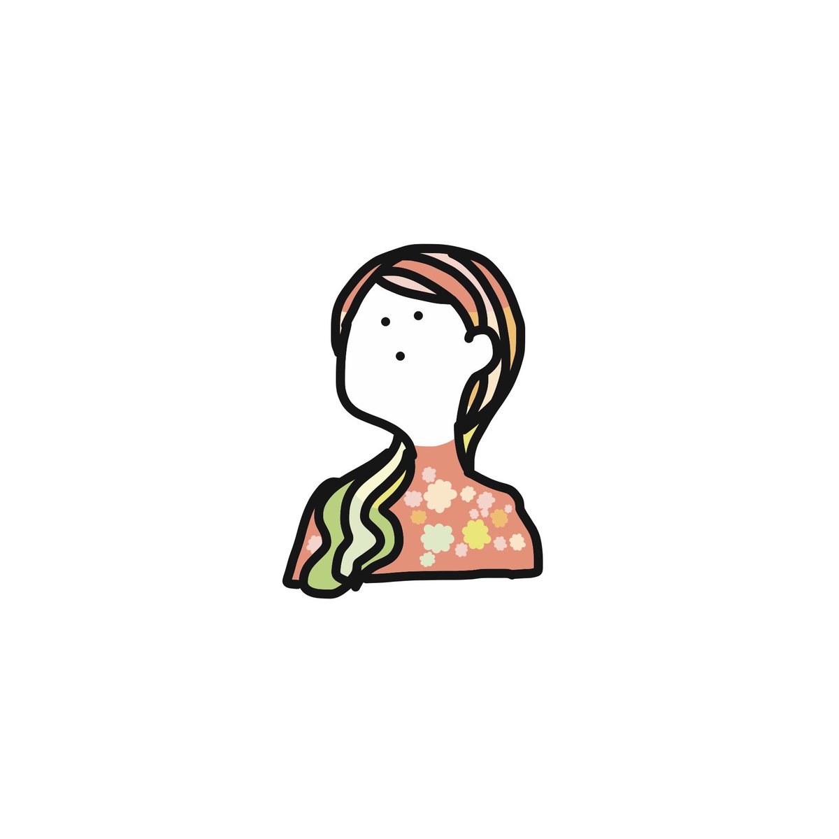 Ayaka Watanabe てんてんなひとたち おちびさん もうすぐお母さん 似顔絵 イラスト デフォルメ てんてん おしゃれ 配色 Art Pic Illustration Ayaka Watanabe てんてんなひとたち おちびさん もうすぐお母さん 似顔絵 イラスト デフォルメ てんてん おしゃれ 配色 Art Pic Illustration