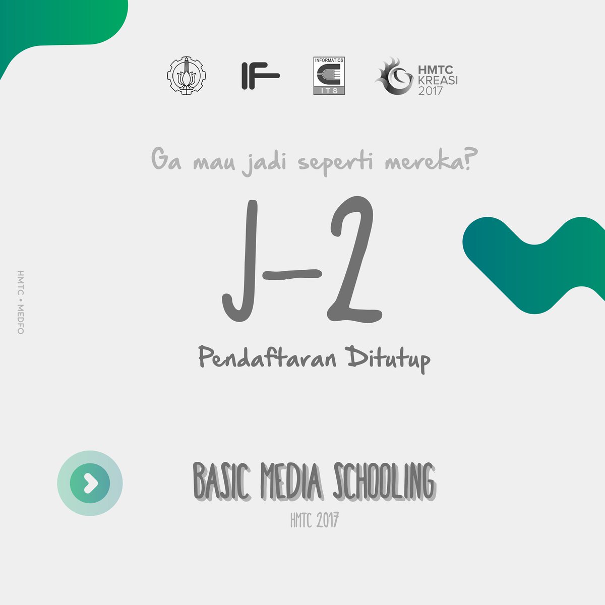 hmtc_its's tweet photo. [2 JAM PENUTUPAN PENDAFTARAN BMS]

Yuk silahkan mendaftar di https://t.co/lwfVkIwAwi

#BMS2017
#MedfoHMTC
#HMTCKreasi
#ITSSurabaya https://t.co/3xRBt3hzWm