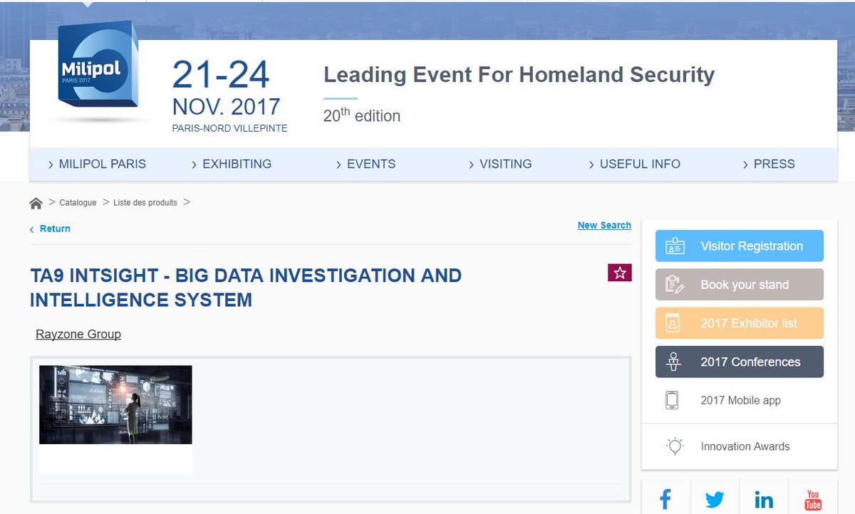 TA9_LEApp's tweet photo. #MilipolParis 2017 Leading Event For Homeland Security

https://t.co/z8XRkEosae https://t.co/uYmH7XKS8s