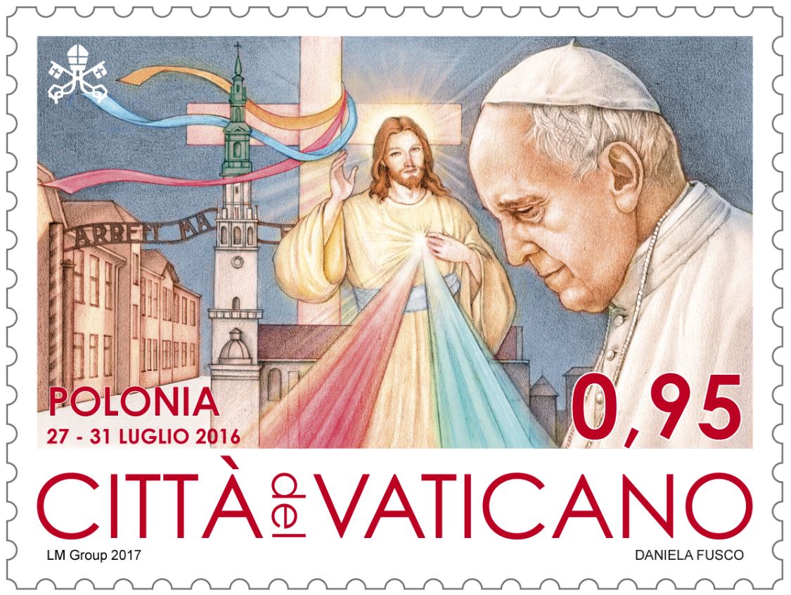 CarolGlatz's tweet photo. #Vatican releases colorful stamp series celebrating @Pontifex trips in 2016: Mexico, Poland, Greece, Armenia, Georgia, Azerbaijan, Sweden https://t.co/45fd3rJG9m