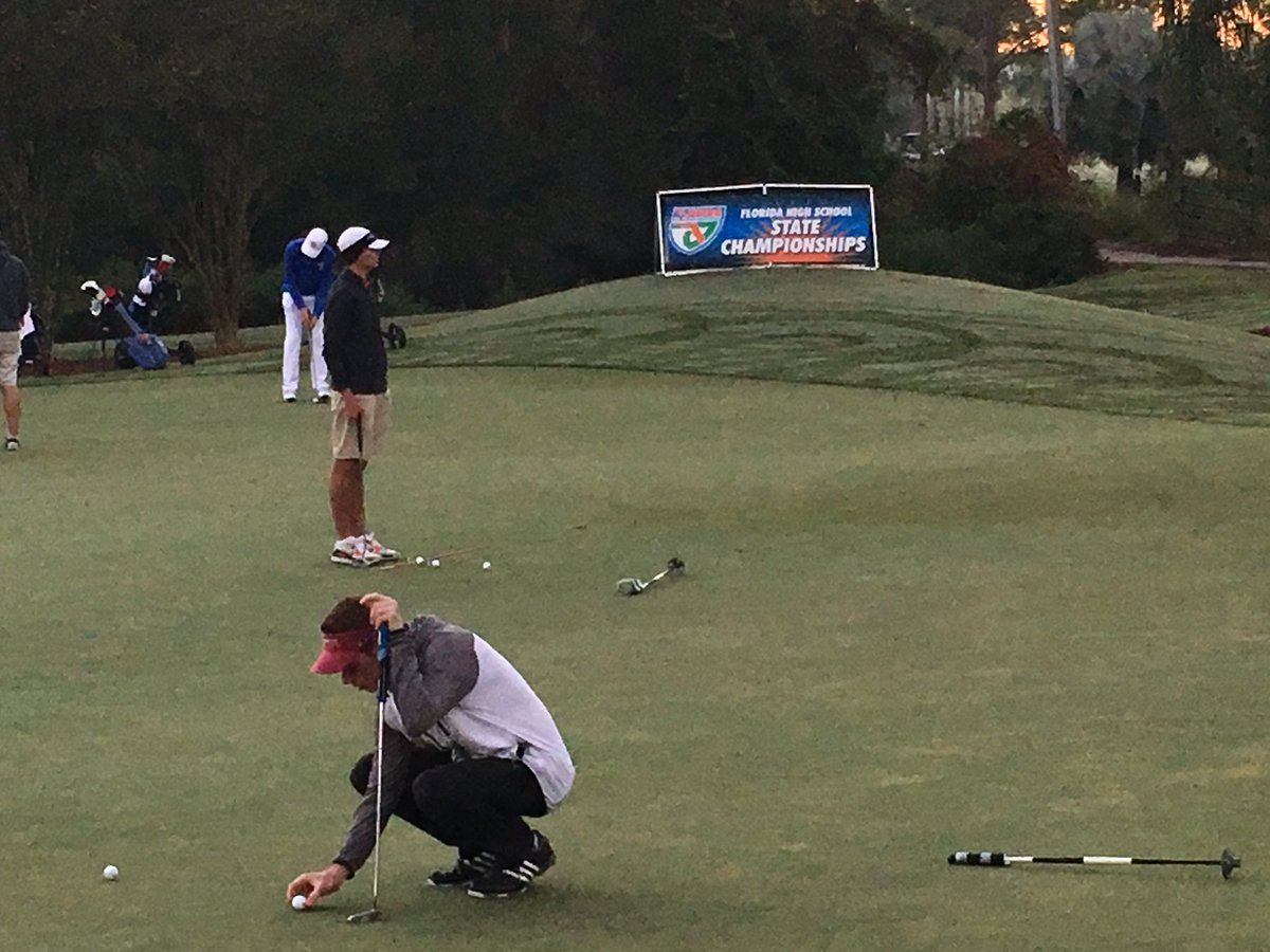 FHSAA's tweet photo. Day 1 - FHSAA Golf State Championships, Class 2A at Mission Inn Resort... follow the live scores all day on https://t.co/WRix5ENxtH https://t.co/RUyxAS8GMZ