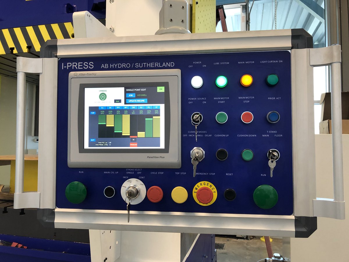 SutherlandPress's tweet photo. #FABTECH17, #IPRESS, #SCHULER, #MACRODYNE, #BECKWOOD, #NEFF, #HYDRAULIC, #PRESS, #AIDA, #KOMATSU, #BLISS, #STAMTEC, #SEYI, #MINSTER https://t.co/rWDapIOS1H