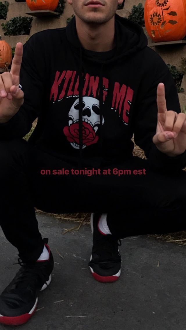 JacobWGermany's tweet image. Ihr könnt heute um 23 Uhr Jacobs limited edition 'Killing Me' Hoodie bestellen!!