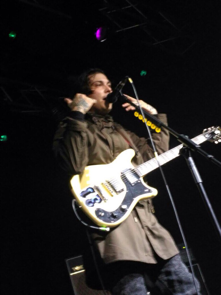 Happy Birthday to amazing person Thank you just for being Frank Iero
Your shows are amazing  