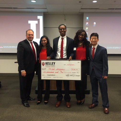 Congrats to our winning students in the Kelley Diversity Case Competition! They'll represent IU at #NDCC18. Thanks for the 📸:, <a href="/Tony_Denhart/">Tony Denhart</a>
