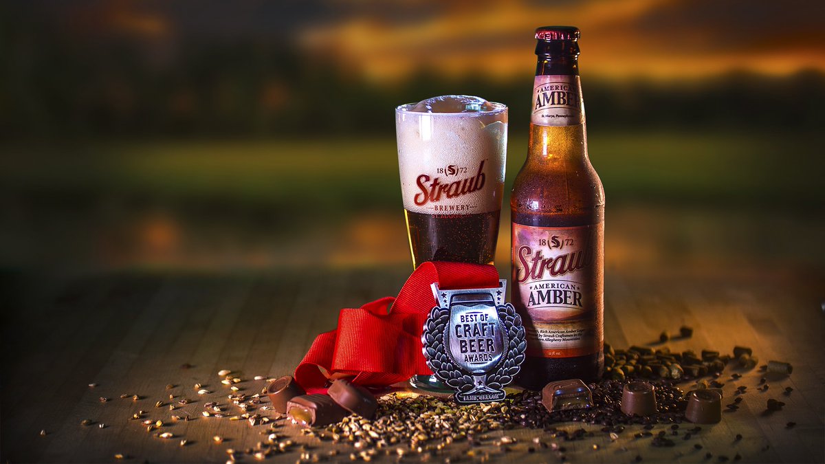 StraubBeer's tweet photo. Copper Colored and Slightly Sweet, Straub Amber is perfect for a Halloween treat. #StraubBeer #HappyHalloween https://t.co/JTndMIcrdu