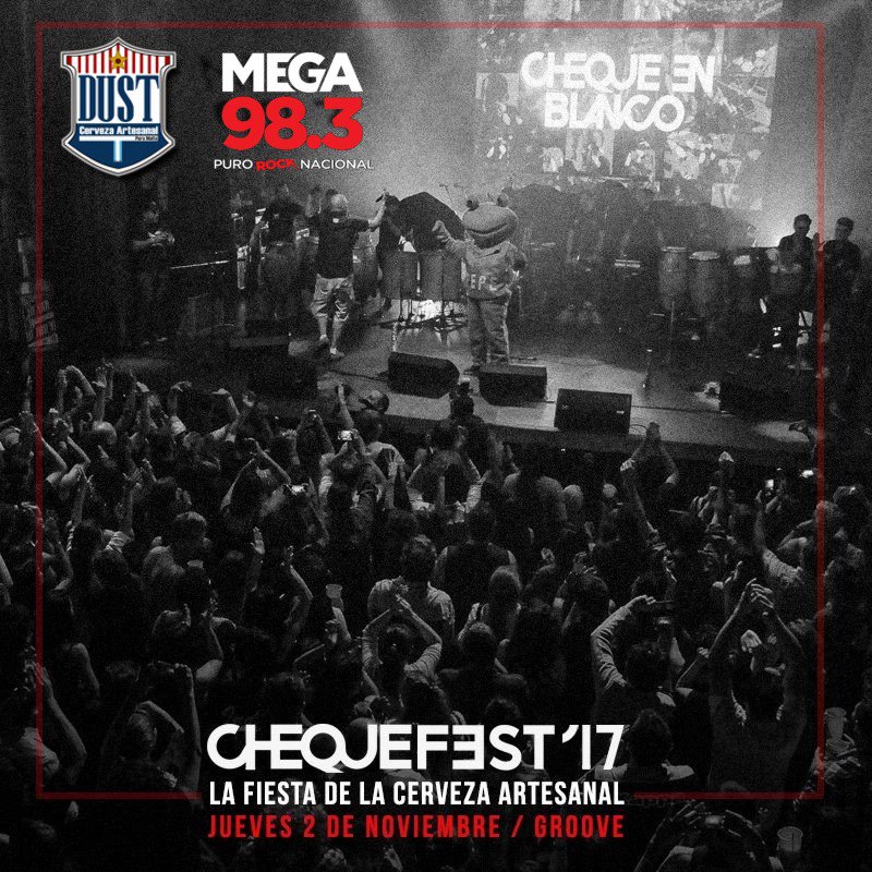 cervezadust's tweet photo. Todavia no tenes tus entradas para la #ChequeFest2017 ? 
Arroba en está publicación a la persona con que te gustaria ir y ganate 2 entradas. https://t.co/loYX9yOqVj