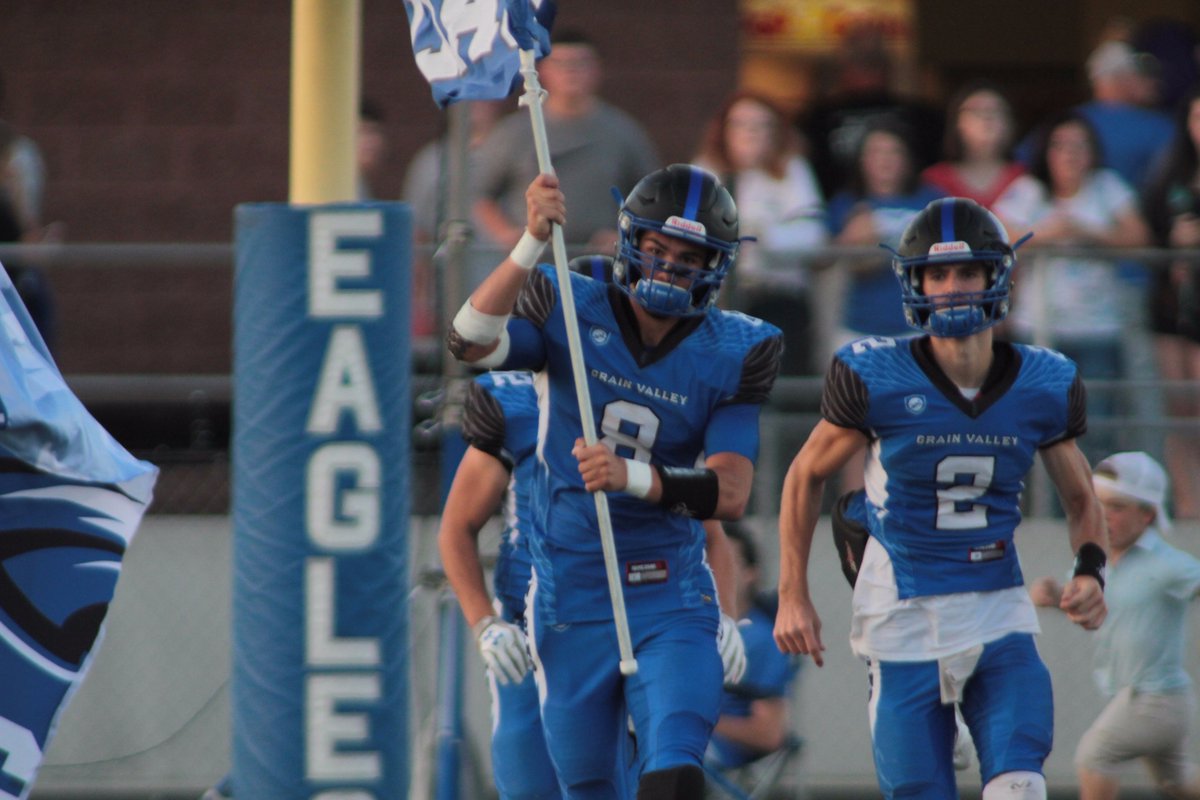 GVHSActivities's tweet photo. Football district championship game is this Friday at Grain Valley, 7pm. Grain Valley Vs. Harrisonville, Tickets $7, No passes https://t.co/TtI9AWmmCG