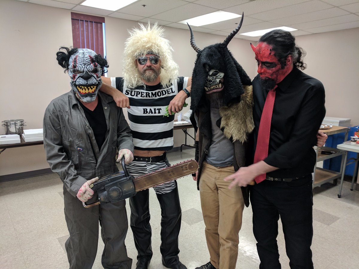 IDEALINDCanada's tweet photo. IDEAL celebrates Halloween with a costume contest at our Ajax, ON location #awesome #costumes https://t.co/WR3h0Y04bD