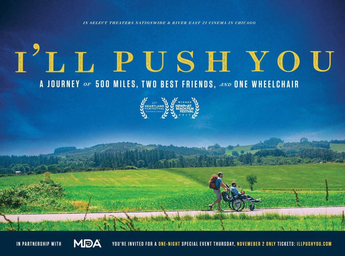 nbff's tweet photo. Newport Beach Film Festival Audience Award winner 'I'll Push You' will be in theaters nationwide on 11/2. Tickets at https://t.co/FYRDGSfGmF https://t.co/jPNsOpqoMl