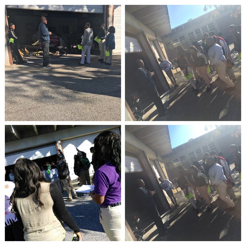 faulkner_ctc's tweet photo. Check out the @VHSAcademies tour of Faulkner this morning! They could listen to Mr Taylor talk all day about collision! #tlfctc #tlfcollision #vigortour @Careertechmob @MarcieMcNeal https://t.co/omCAfx9S0m