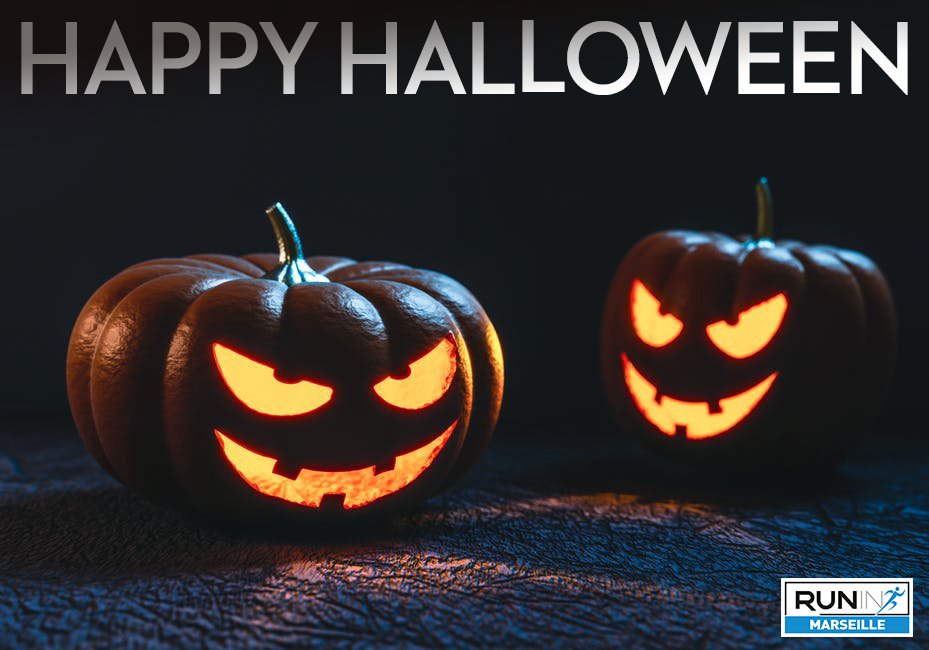 HAPPY HALLOWEEN ! 👻 Qu'est ce qui te fait le plus peur ? Ces Citrouilles 🎃 ou #RunInMarseille ? 😝