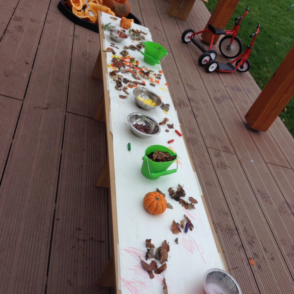 AshbridgeMaxy's tweet photo. 🎃🍂The children have had a great day exploring pumpkins and making a large Autumn display 🍁🎃 #exploringtexture #halloween #autumn https://t.co/TEzAaPYJOI
