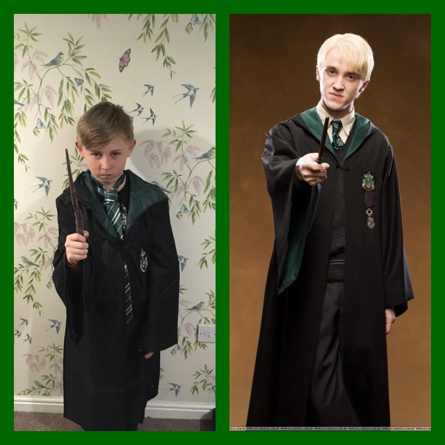 enchantedrosect's tweet photo. #halloweenoutfit #son #dracomalfoy #slytherin @pottermore #harrypotterfans #trickortreat https://t.co/nZhcJANdnP
