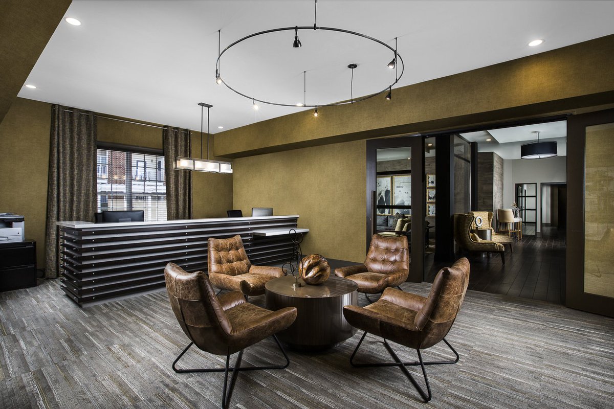 CarlynAndCo's tweet photo. We have completed renovations to the Reserve at Potomac Yard for @EquityRes! What do you think of the finished look? https://t.co/jWP2sGrZrK
