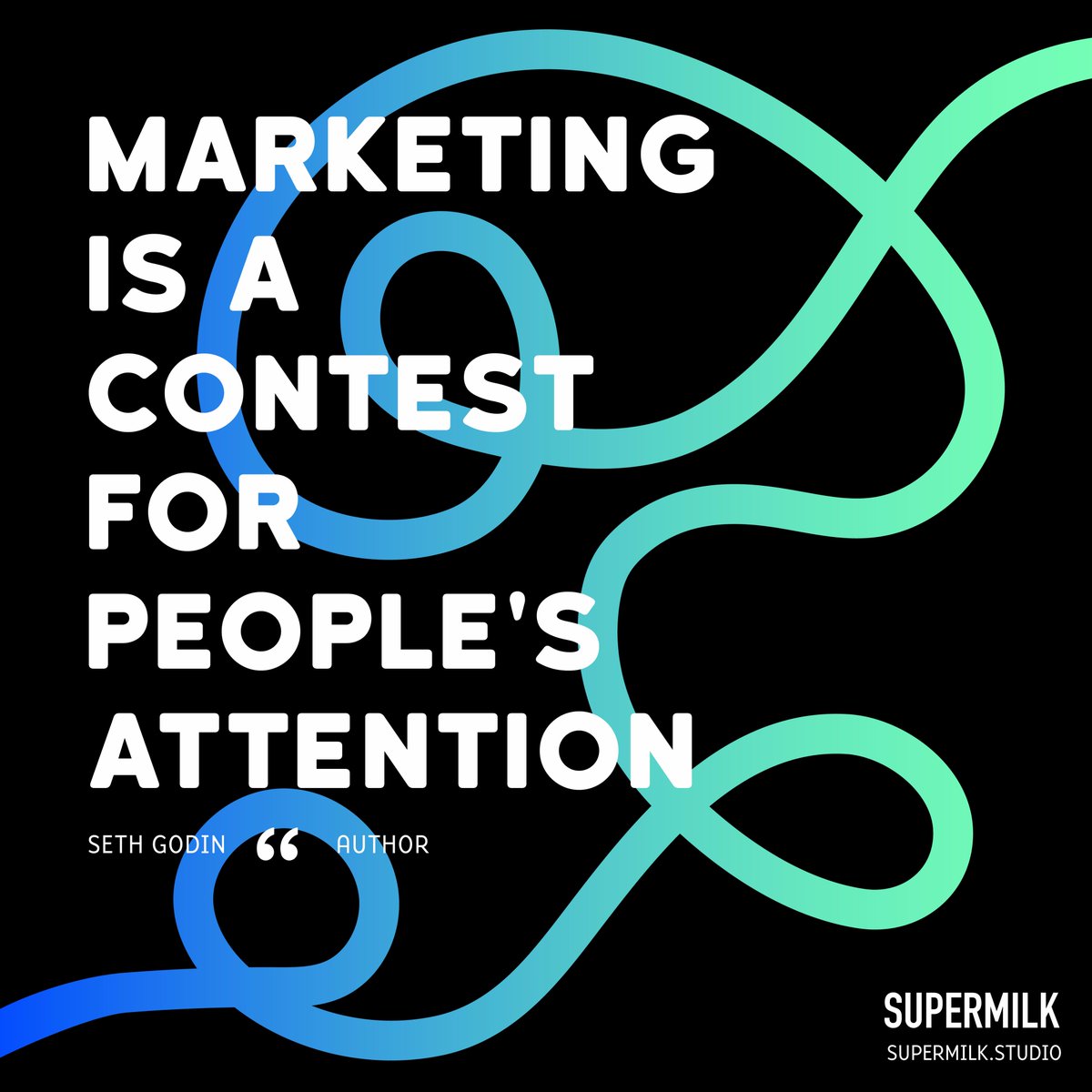 supermilkstudio's tweet photo. Quote by @ThisIsSethsBlog. Don't miss out on future posters sign up for our roundup 👉 https://t.co/y7N5Wwx6gr https://t.co/TfCDF7i4W1