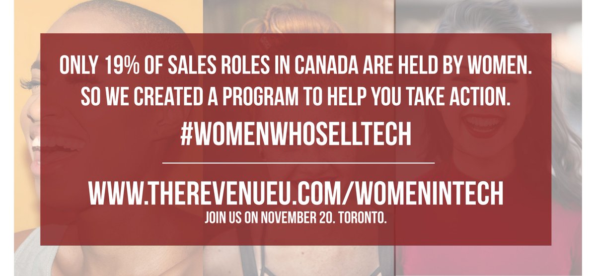 TheRevenueU's tweet photo. Tech needs more rockstar women. Join our 1st ever WOMEN'S ONLY #techsales course >> https://t.co/4mZFUoAH7J @LaurierTO @ShopifyPlus https://t.co/dDGOMWdOwX