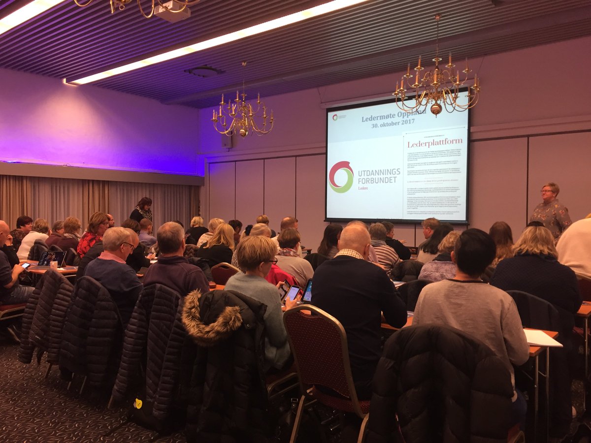 RektorKorpaas's tweet photo. "@utdanningsf arrangerer ledersamlinger i hele landet. Kontakt ditt lokallag om neste lederforum, frokostmøte, seminar med lokal vinkling. https://t.co/eBvj4IYDbt