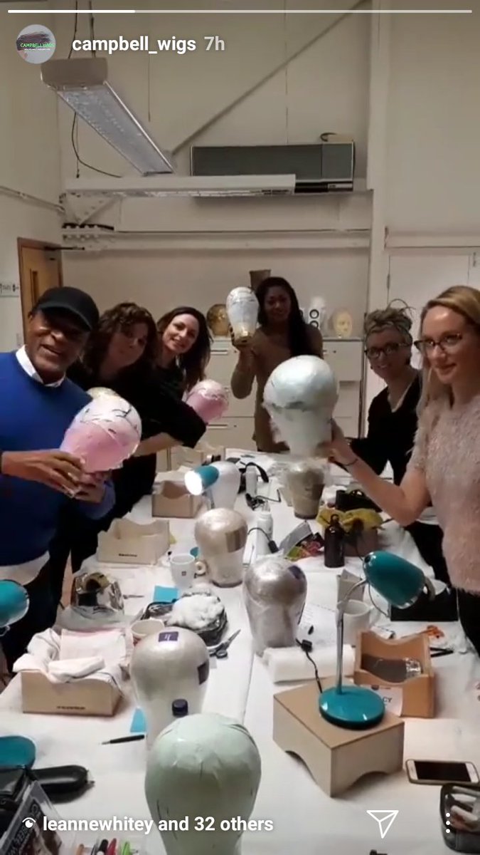 Campbell_Wigs's tweet image. Back at Creative Media Skills, Pinewood Studios this week teaching Wig Making Essentials to this glorious bunch! #Fullhouse #learnwigmaking