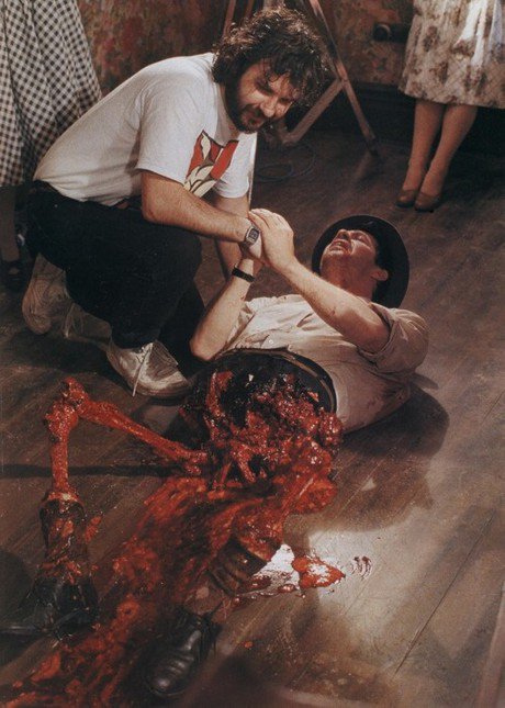 Happy Birthday, Peter Jackson! Here he is admiring pre-LOTR special fx from \Dead Alive\.  