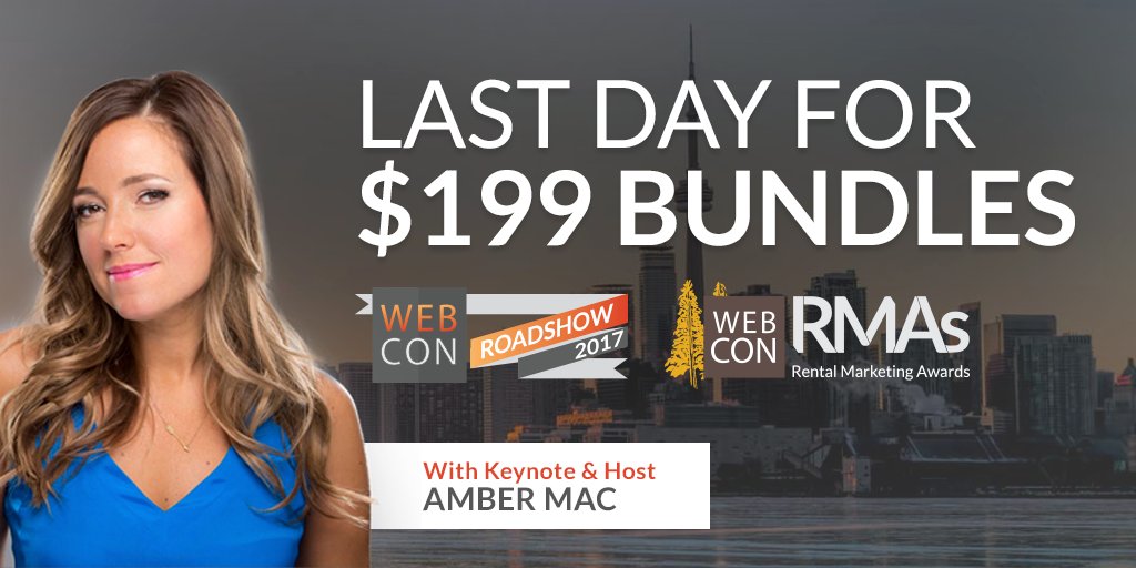 Time is running out...bundle deal ends tonight. ow.ly/gdEK30gfYct #Toronto #rmas2017 #Roadshow2017
