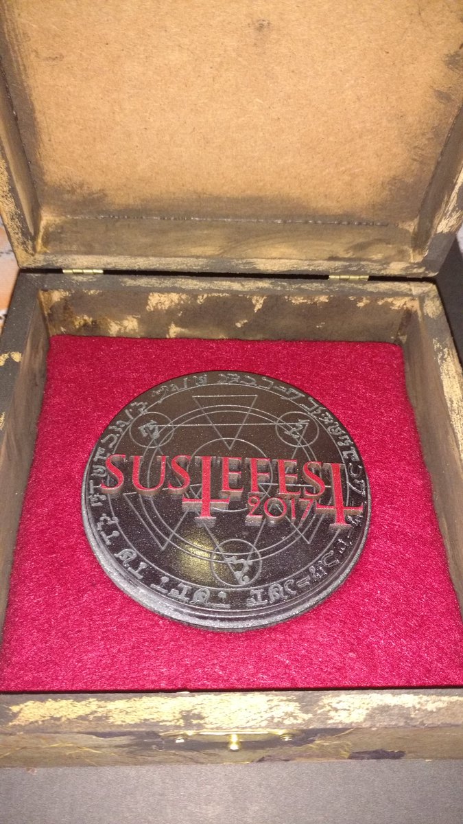 amiparanormal's tweet photo. El reconocimiento a @agentesdenegro #AMIParanormal #Gracias @Sustefest #Sustefest 2017 RT https://t.co/TKzgRrdBFb