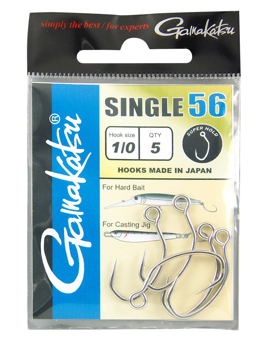 GamakatsuUK's tweet photo. Gamakatsu Single 56 

Single , Double or Treble hooks for your lures ? https://t.co/E8VyKN9upf