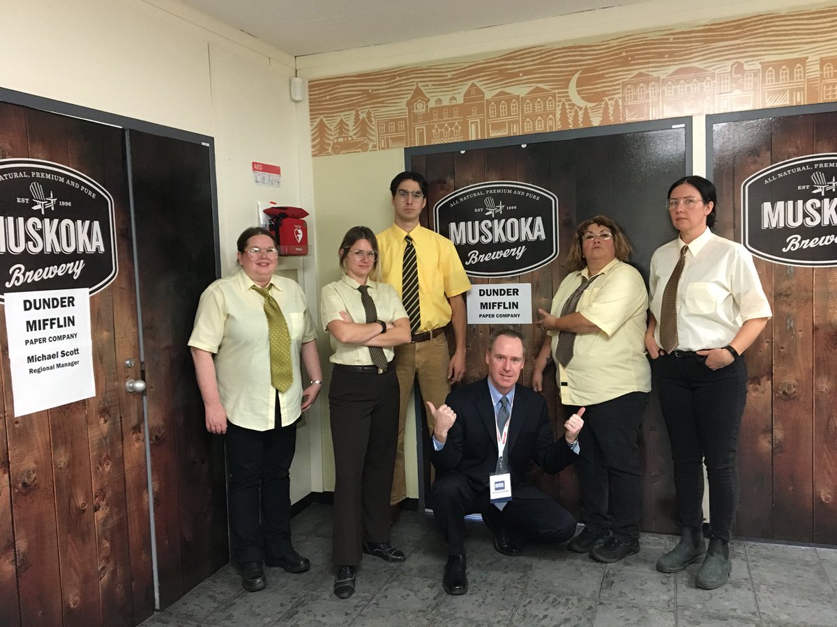 Team Dunder Mifflin! <a href="/MuskokaBrewery/">MuskokaBrewery</a> style...