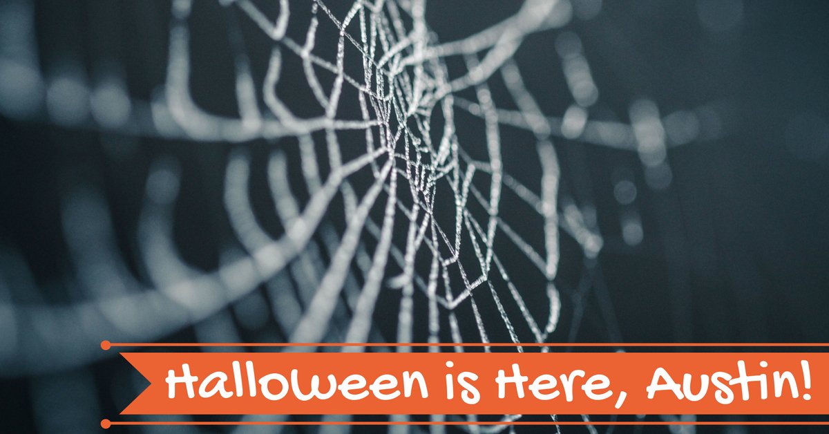 EllieApartments's tweet photo. The property is decked out in orange and black, and the costumes look great. 
Happy Halloween, residents!
#AustinLiving https://t.co/u64AHa2qDk