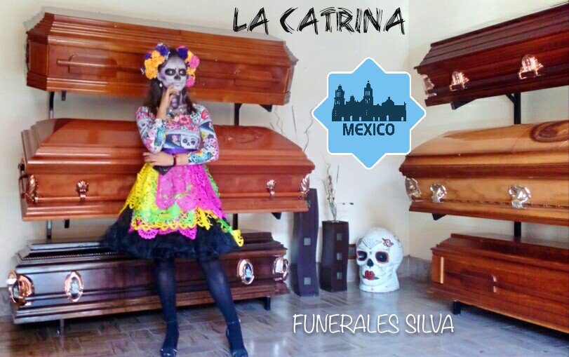 FunerariaSilva1's tweet photo. *LA CATRINA* 
VISITANDO FUNERARIA SILVA DE SALVATIERRA. https://t.co/mjcbQwvB6e